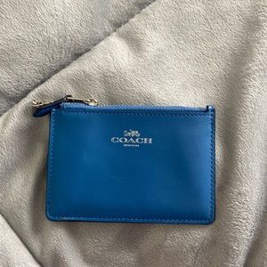 Coach blue wallet